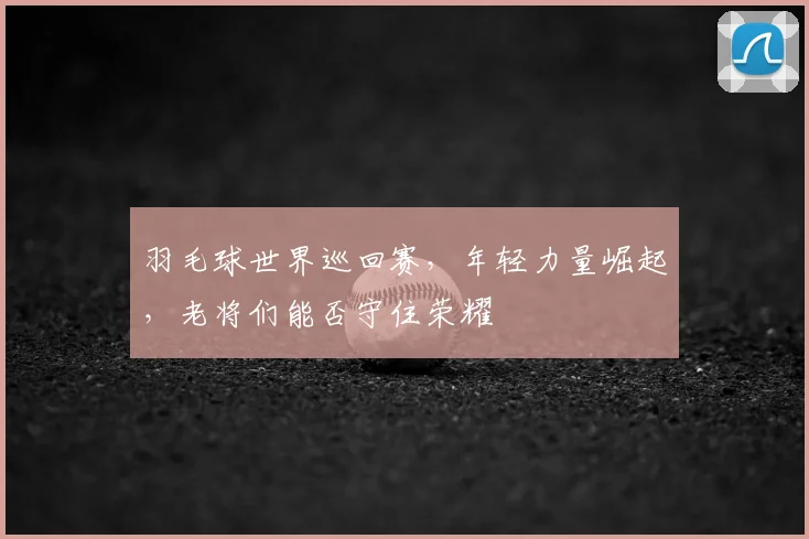 羽毛球世界巡回赛，年轻力量崛起，老将们能否守住荣耀